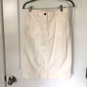 Ann Taylor Denim Pencil Skirt
